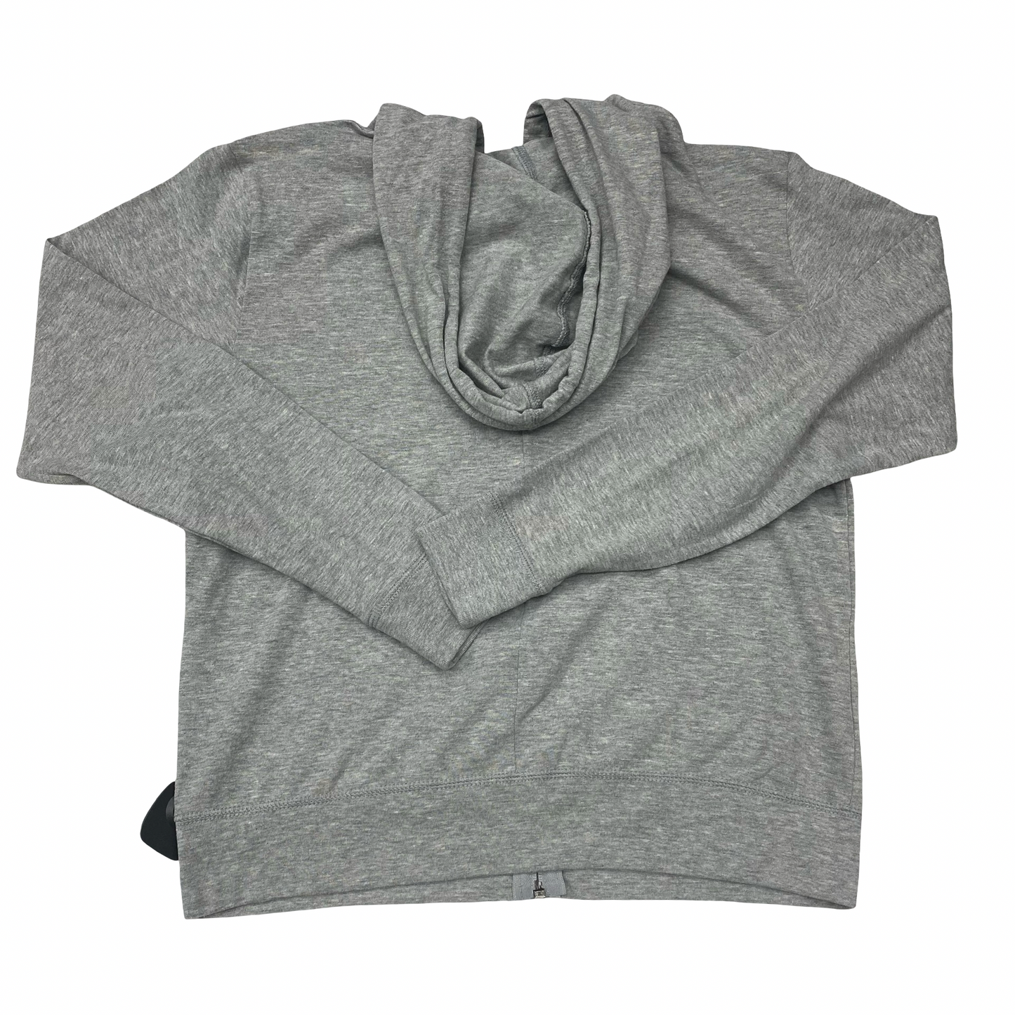 Athletic Jacket By Nike In Grey, Size:S