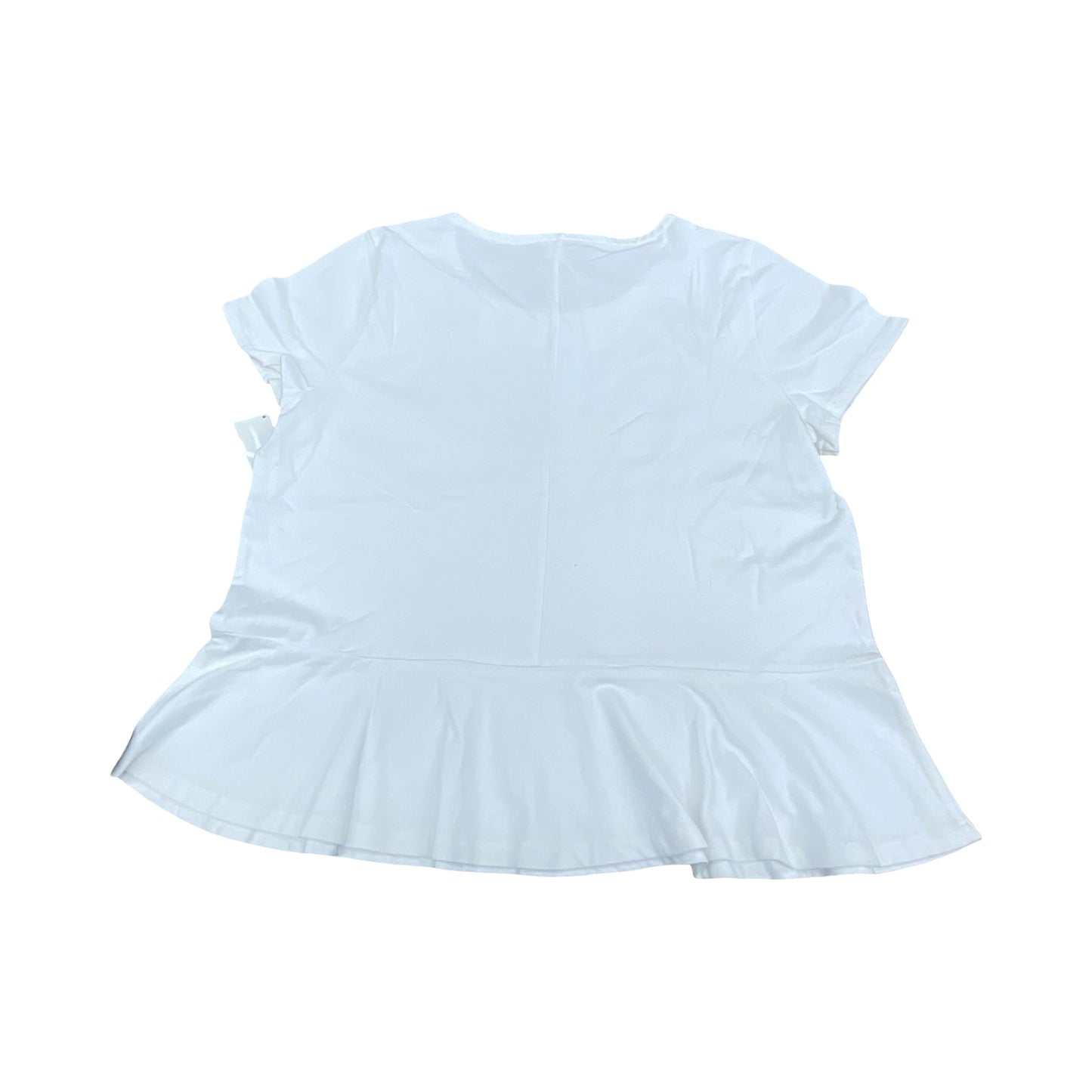 Top Ss By J. Crew In White, Size:Xxl