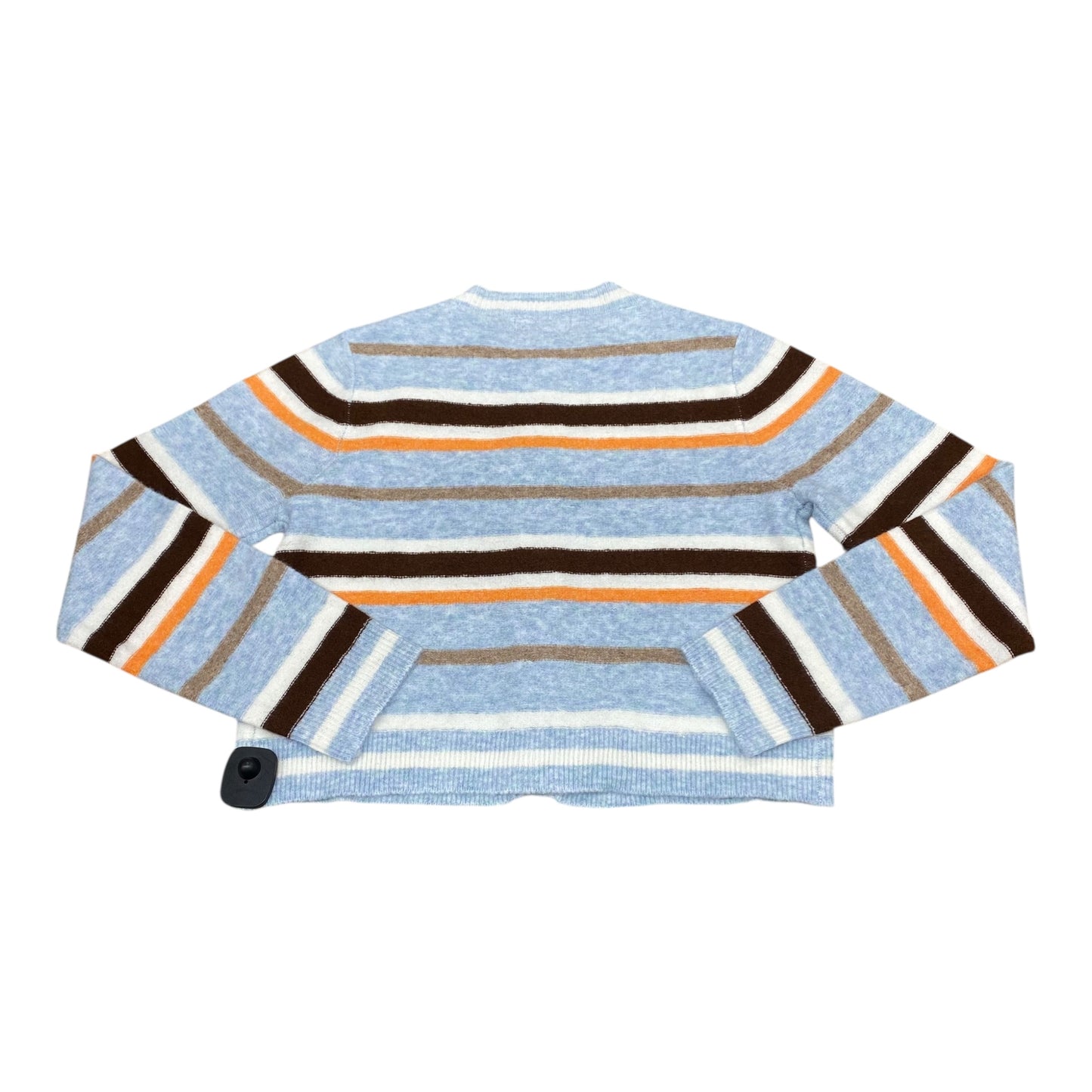 Sweater Cardigan By Central Park West In Striped Pattern, Size:M