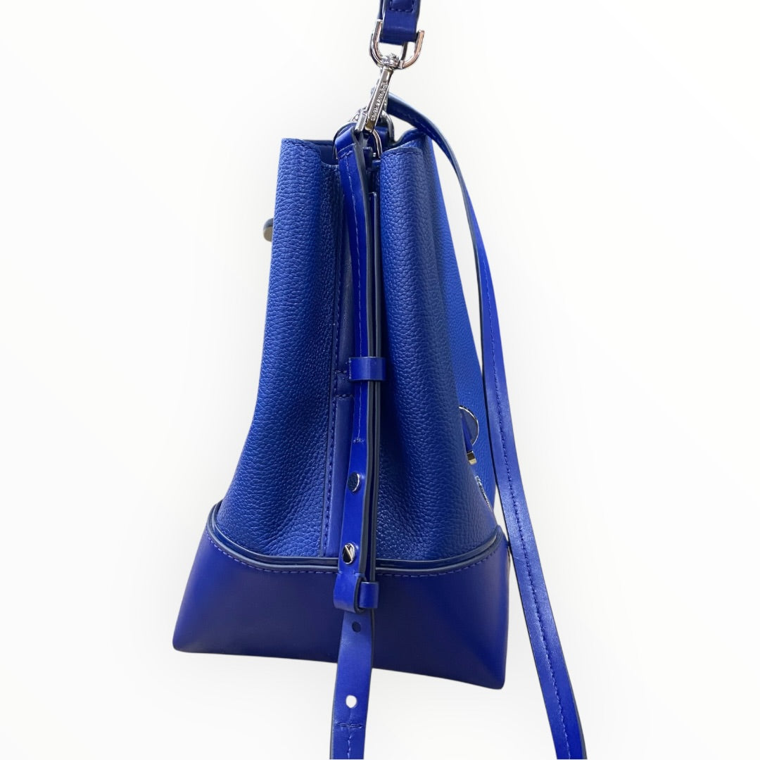 Handbag Designer By Michael Kors In Blue, Size: Medium