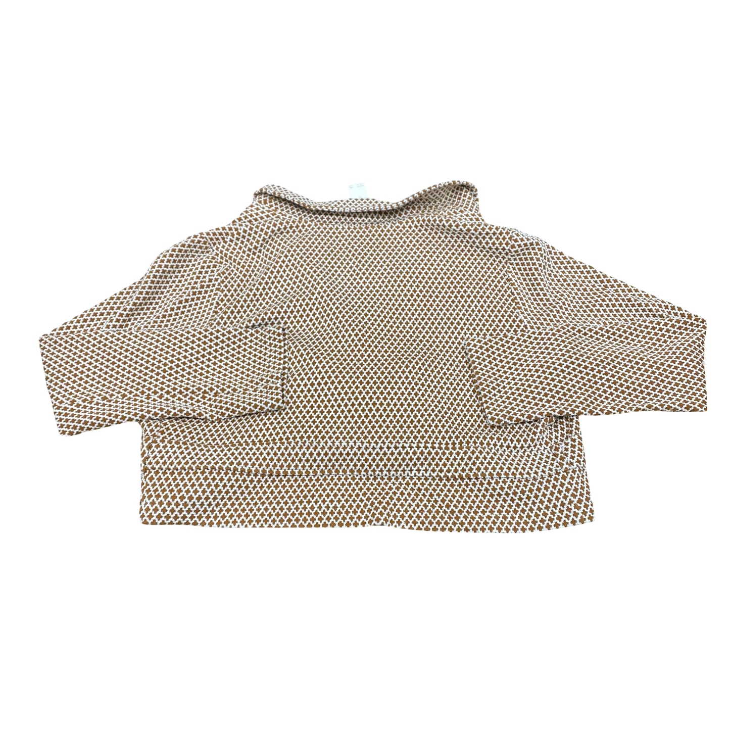 Blazer By Maeve In Tan & White, Size:Xl