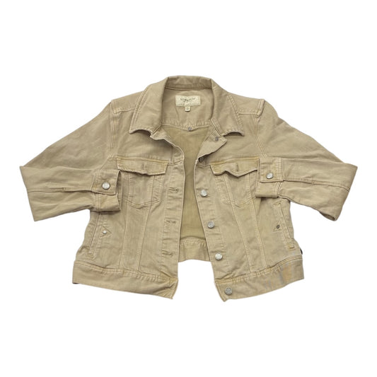 Jacket Denim By Liverpool In Tan Denim, Size:Lp