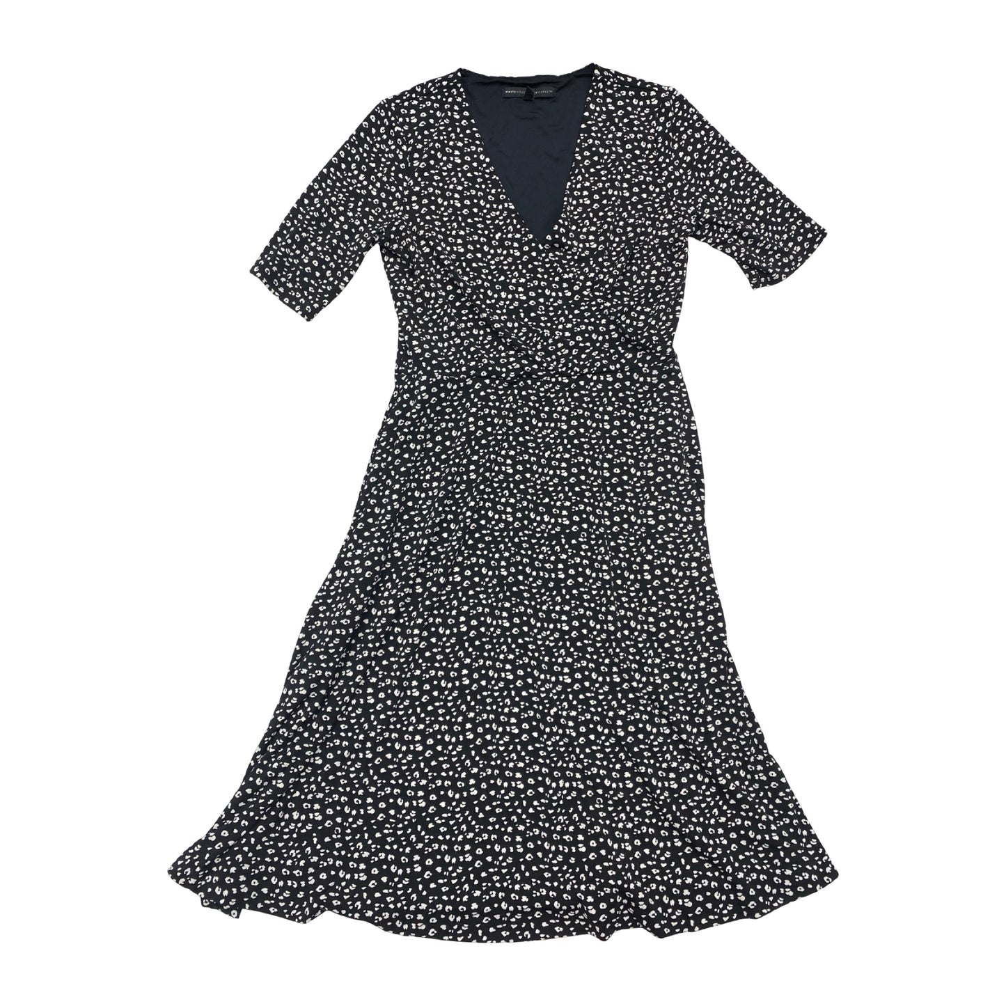 Dress Casual Maxi By White House Black Market In Black & White, Size:8