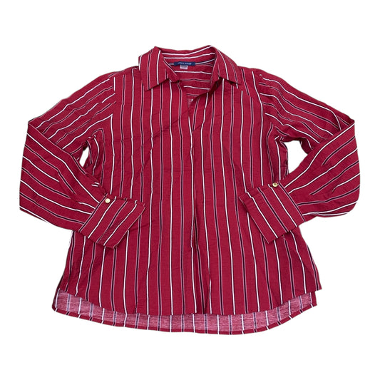 Top Ls By Tommy Hilfiger In Red, Size:S