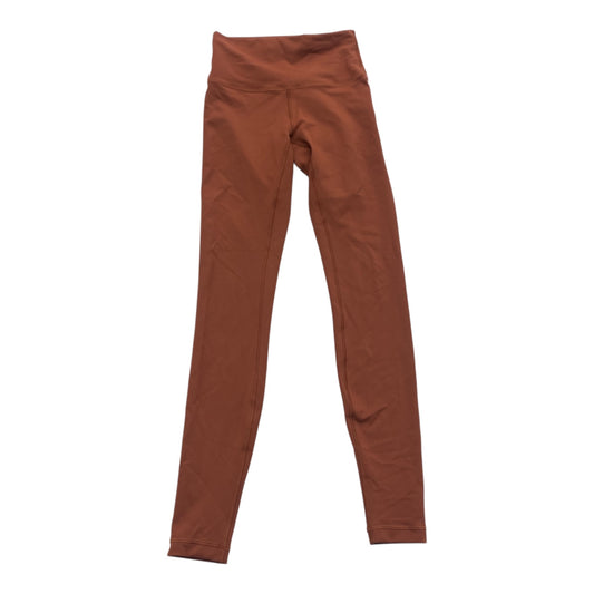 Athletic Leggings By Lululemon In Copper, Size:4