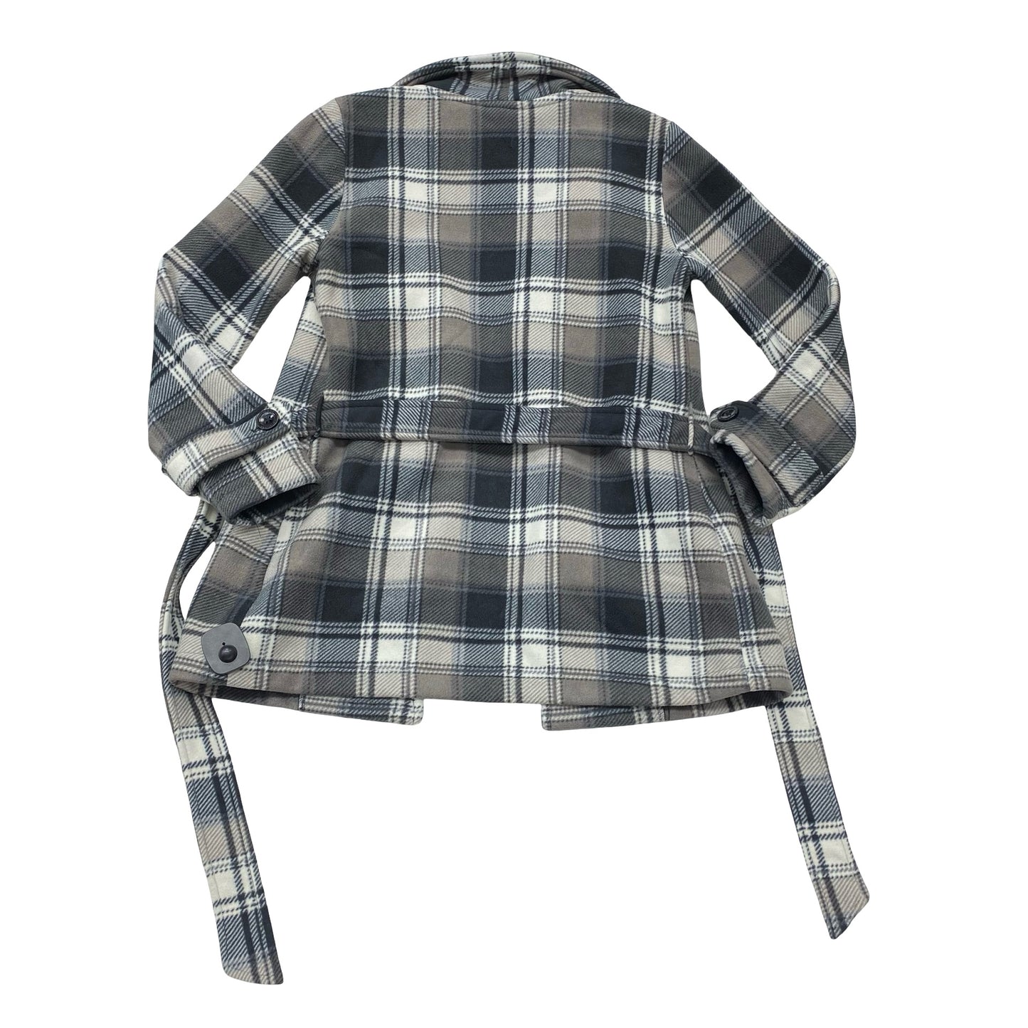 Jacket Fleece By Ike Behar In Plaid Pattern, Size:S