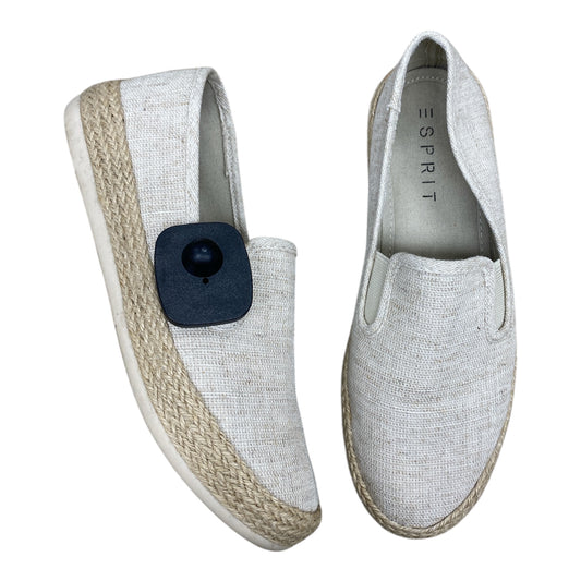 Shoes Flats By Esprit In Beige, Size:7