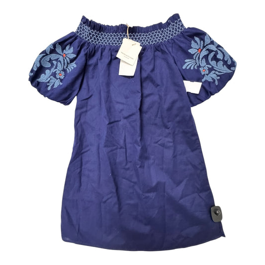 Dress Casual Short By Beachlunchlounge In Blue, Size:S