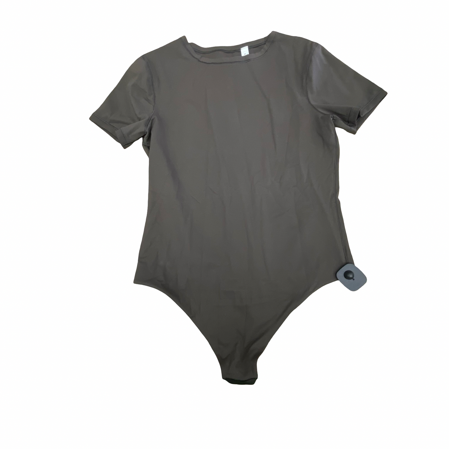Athletic Top Ss By Athleta In Brown, Size:L