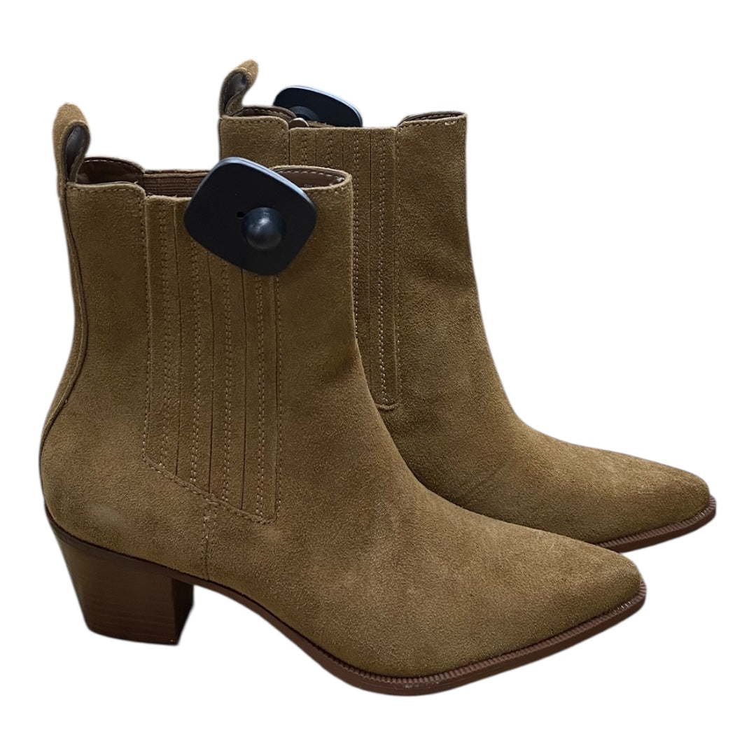 Boots Ankle Heels By Dolce Vita In Brown, Size:9