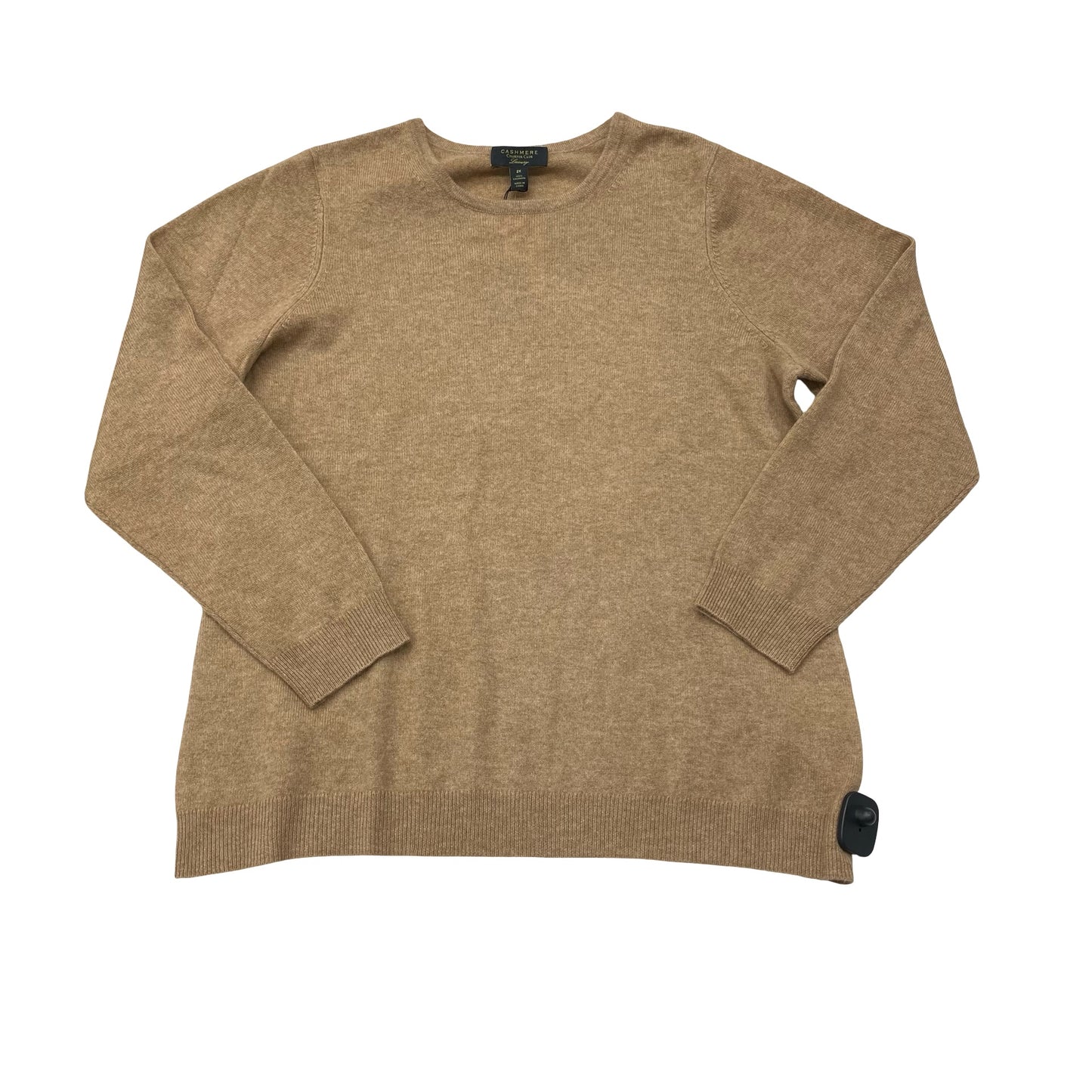 Sweater By Charter Club In Brown, Size:2X