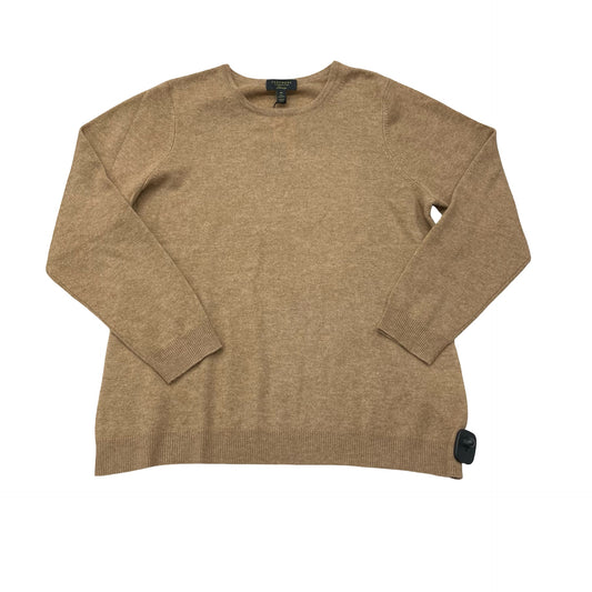Sweater By Charter Club In Brown, Size:2X