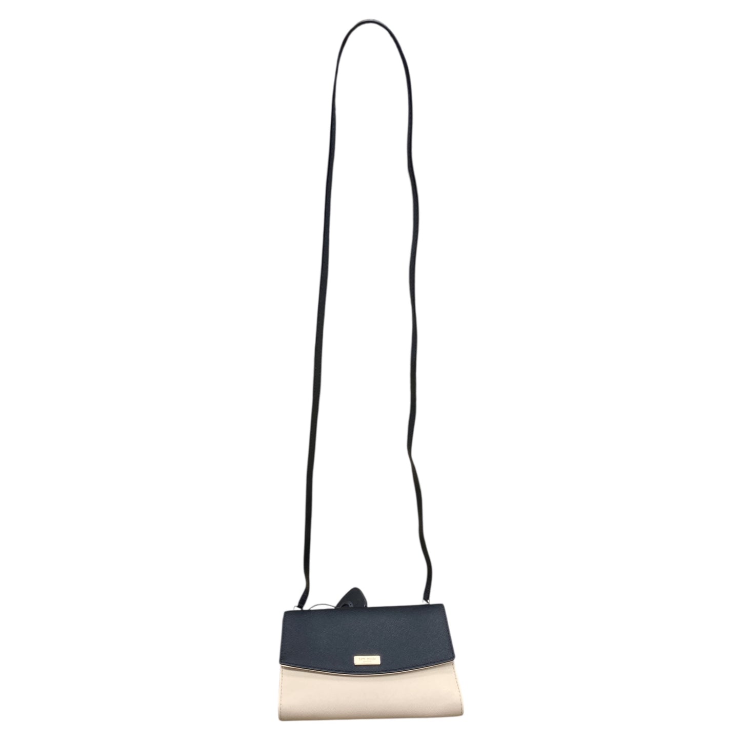 Handbag Designer By Kate Spade In Black & Cream, Size:Small