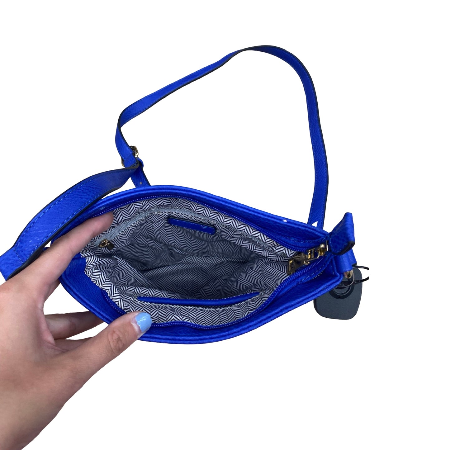 Handbag By Clothes Mentor In Blue, Size:Medium