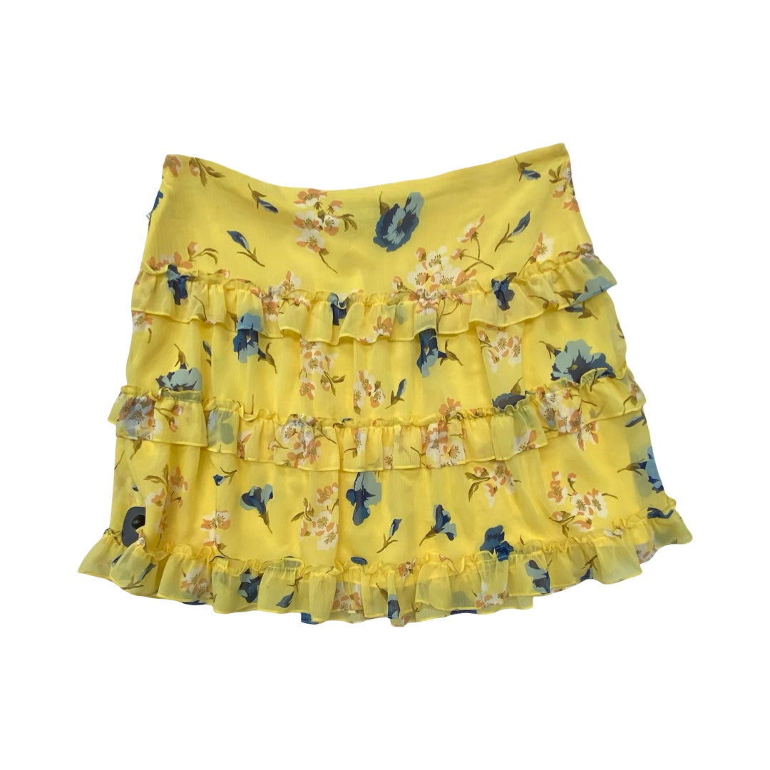 Skirt Midi By Lauren By Ralph Lauren In Floral Print, Size:16