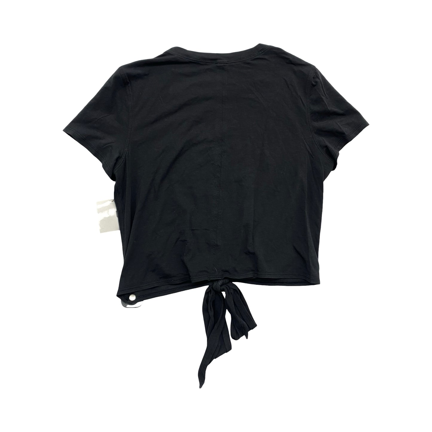 Athletic Top Ss By Lululemon In Black, Size:S