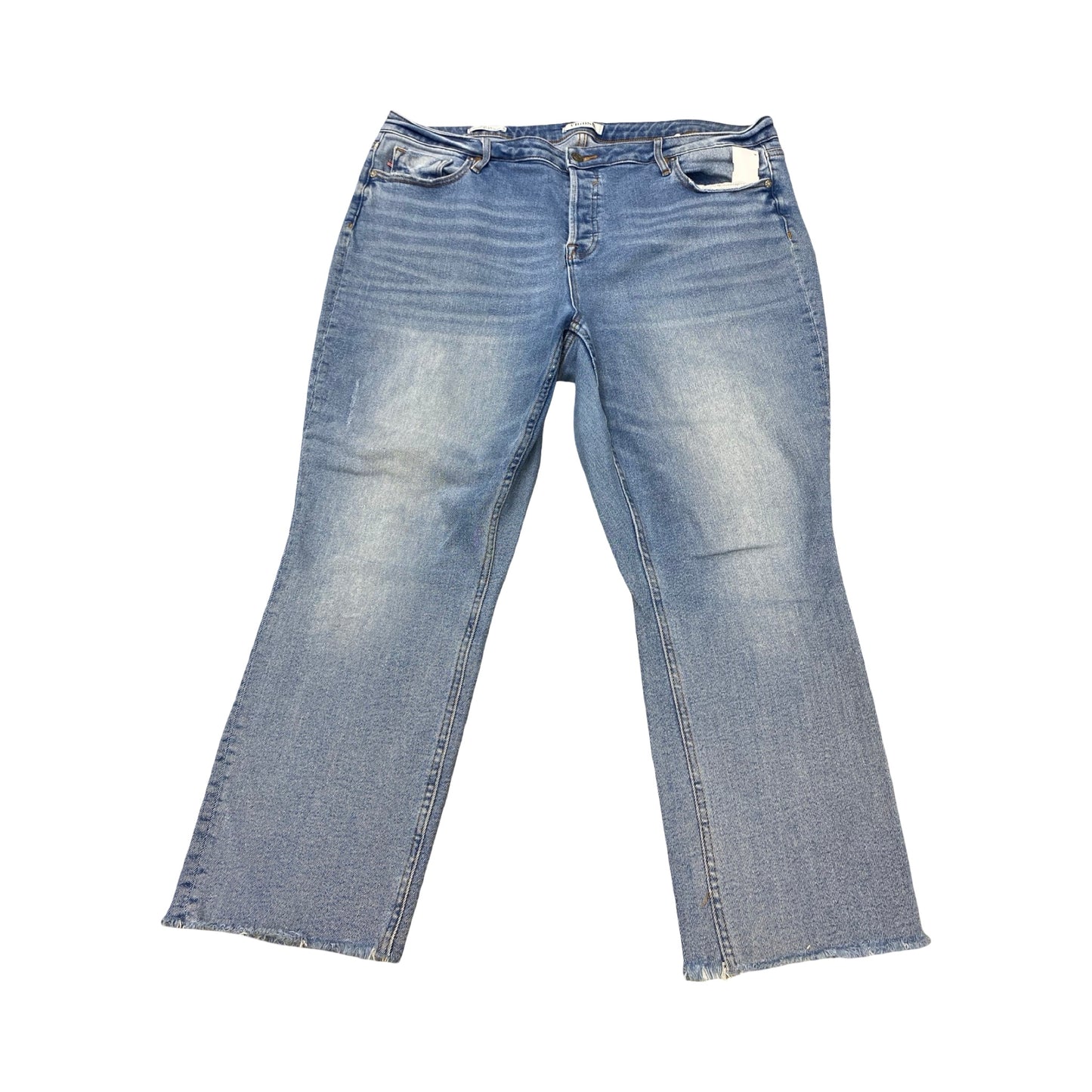 Jeans Cropped By Vigoss In Blue, Size:20