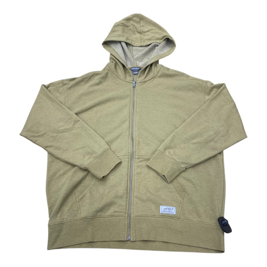 Athletic Sweatshirt Hoodie By Eddie Bauer In Brown, Size:M
