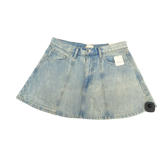 Skirt Midi By Free People In Blue Denim, Size:10