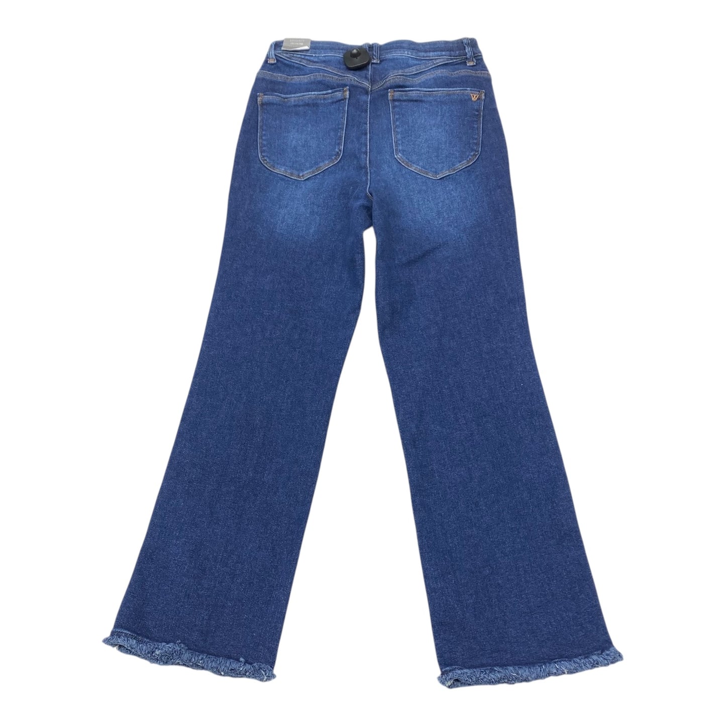 Jeans Straight By Wit & Wisdom In Blue Denim, Size:6