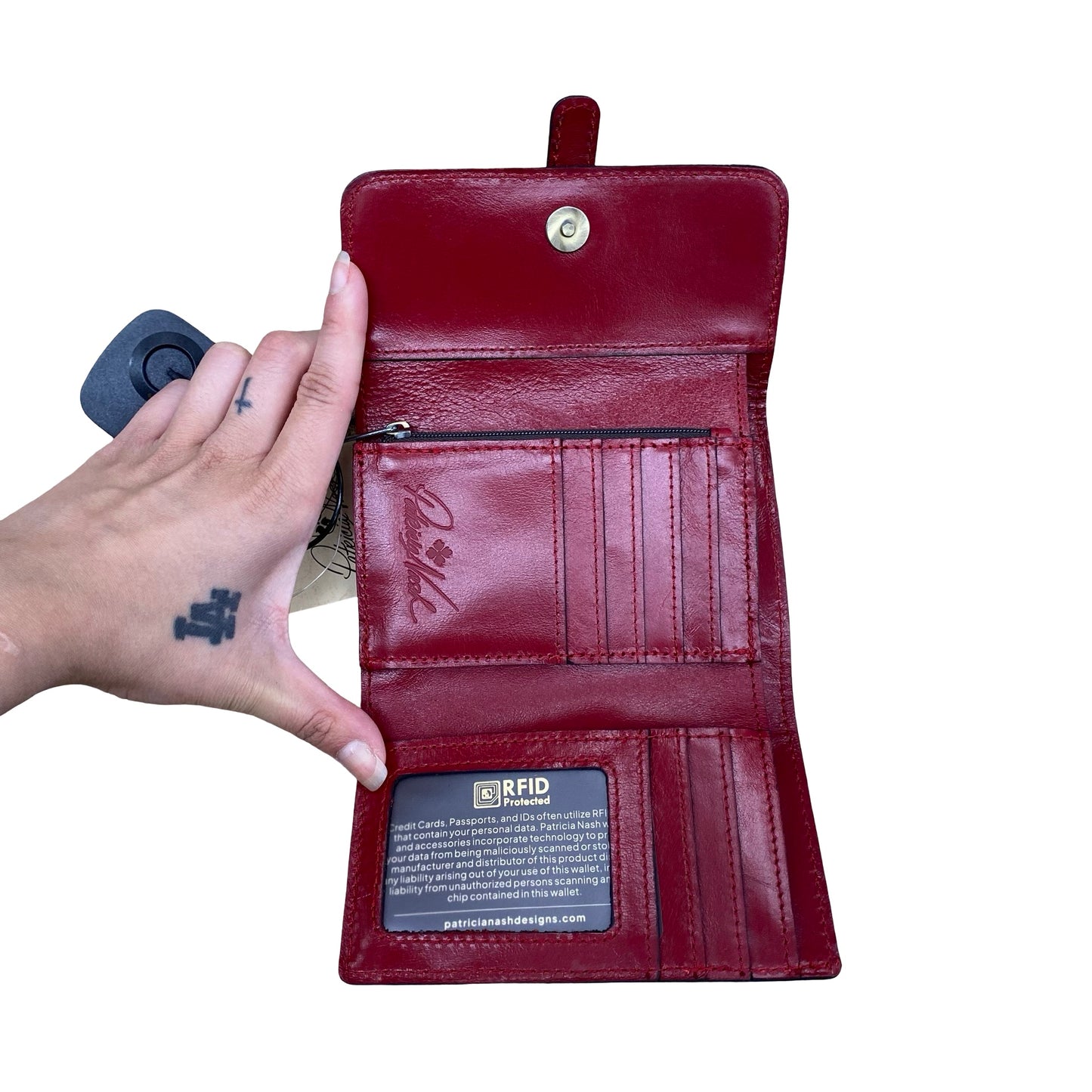 Wallet Designer By Patricia Nash In Red, Size:Small