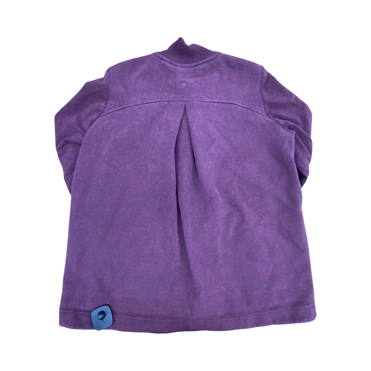Athletic Jacket By Lululemon In Maroon, Size:4