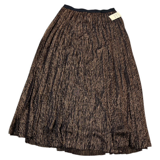 Skirt Maxi By Halogen In Black & Gold, Size:M
