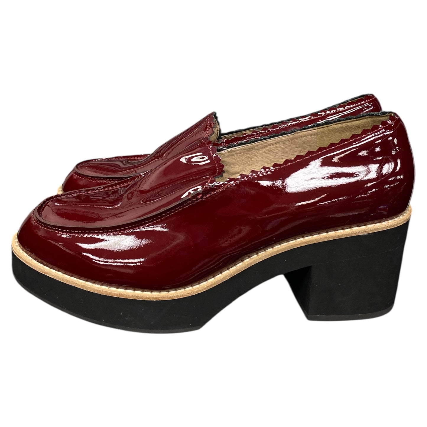 Shoes Designer By Eileen Fisher In Red, Size:8.5