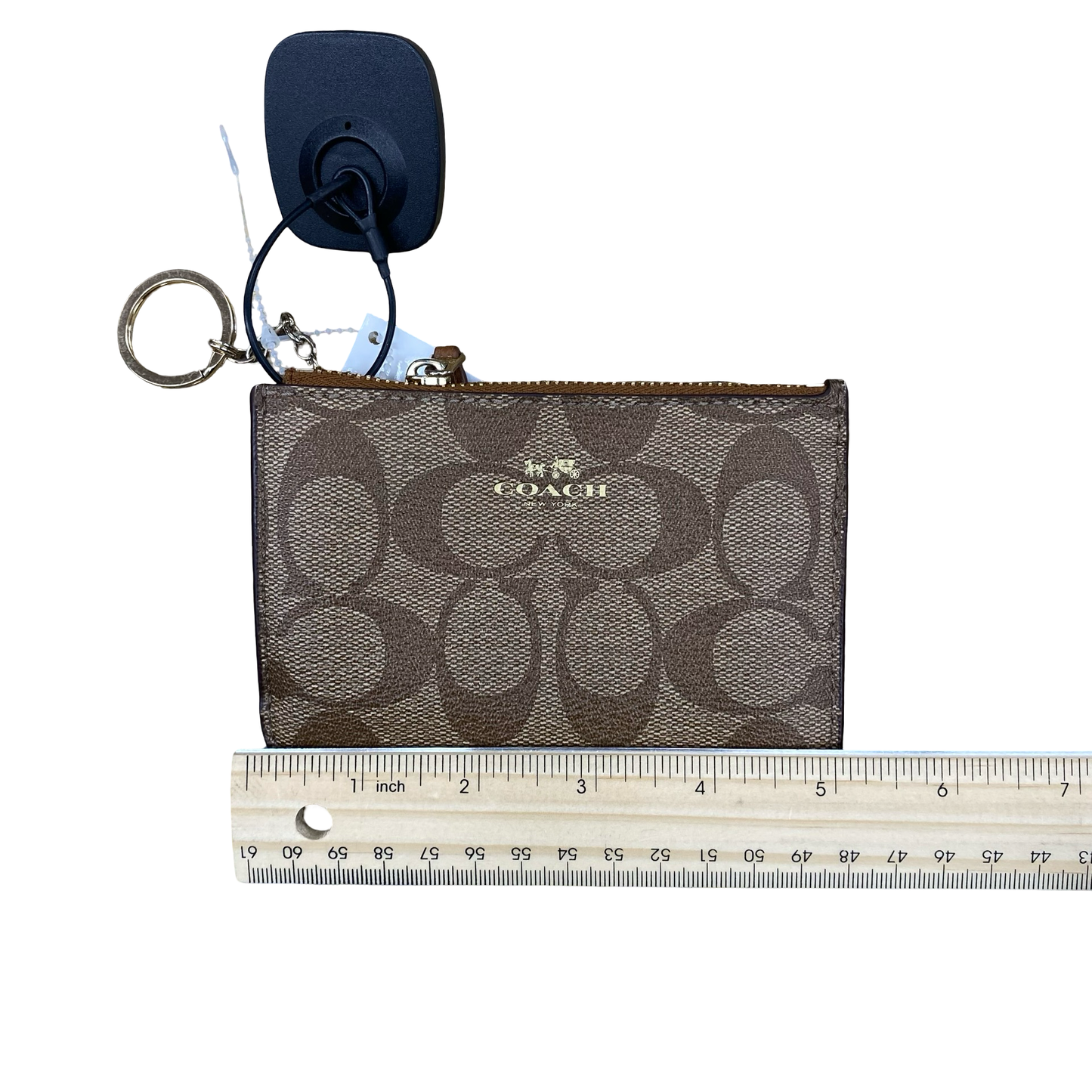 Id/Card Holder Designer By Coach In Brown