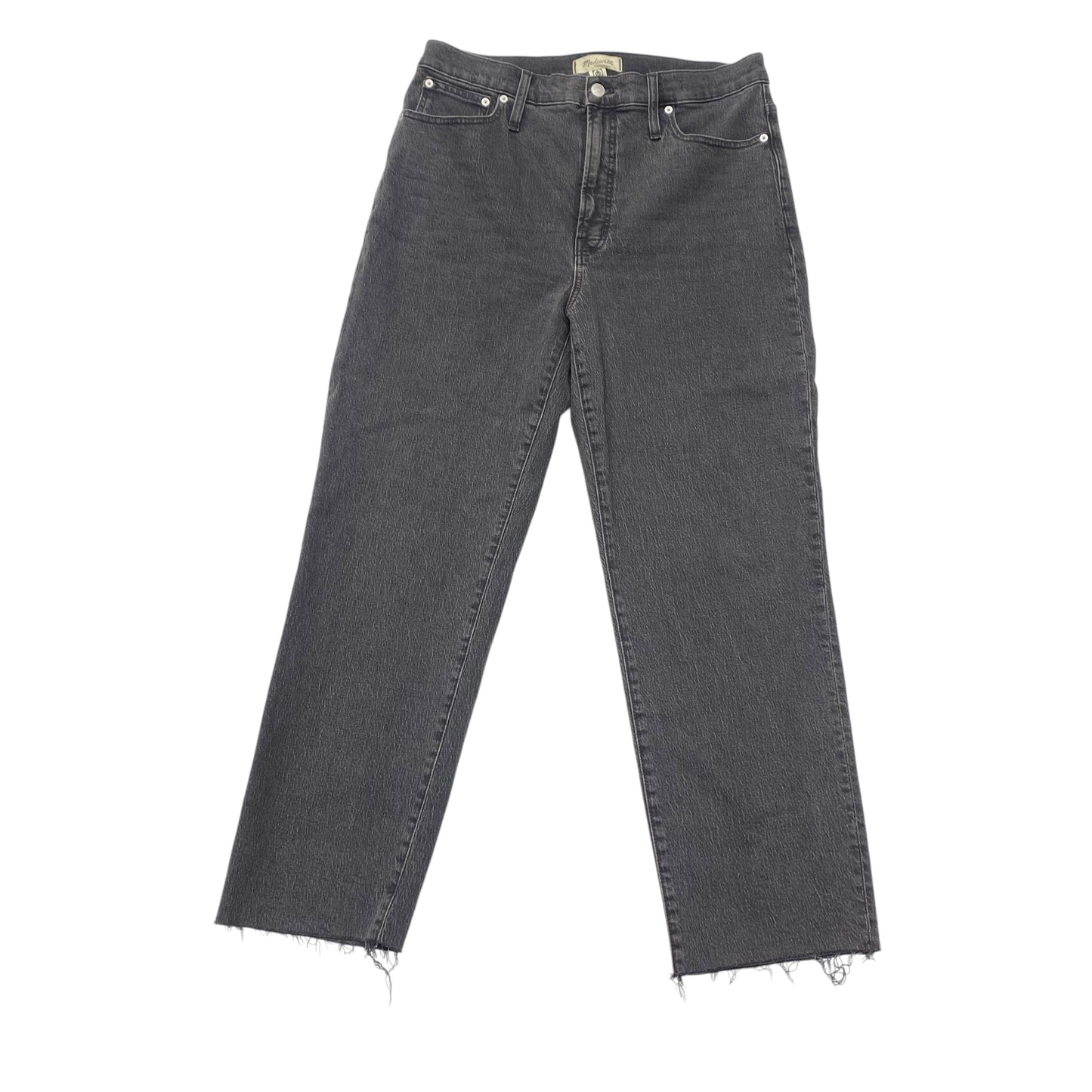 Jeans Wide Leg By Madewell In Grey Denim, Size:12