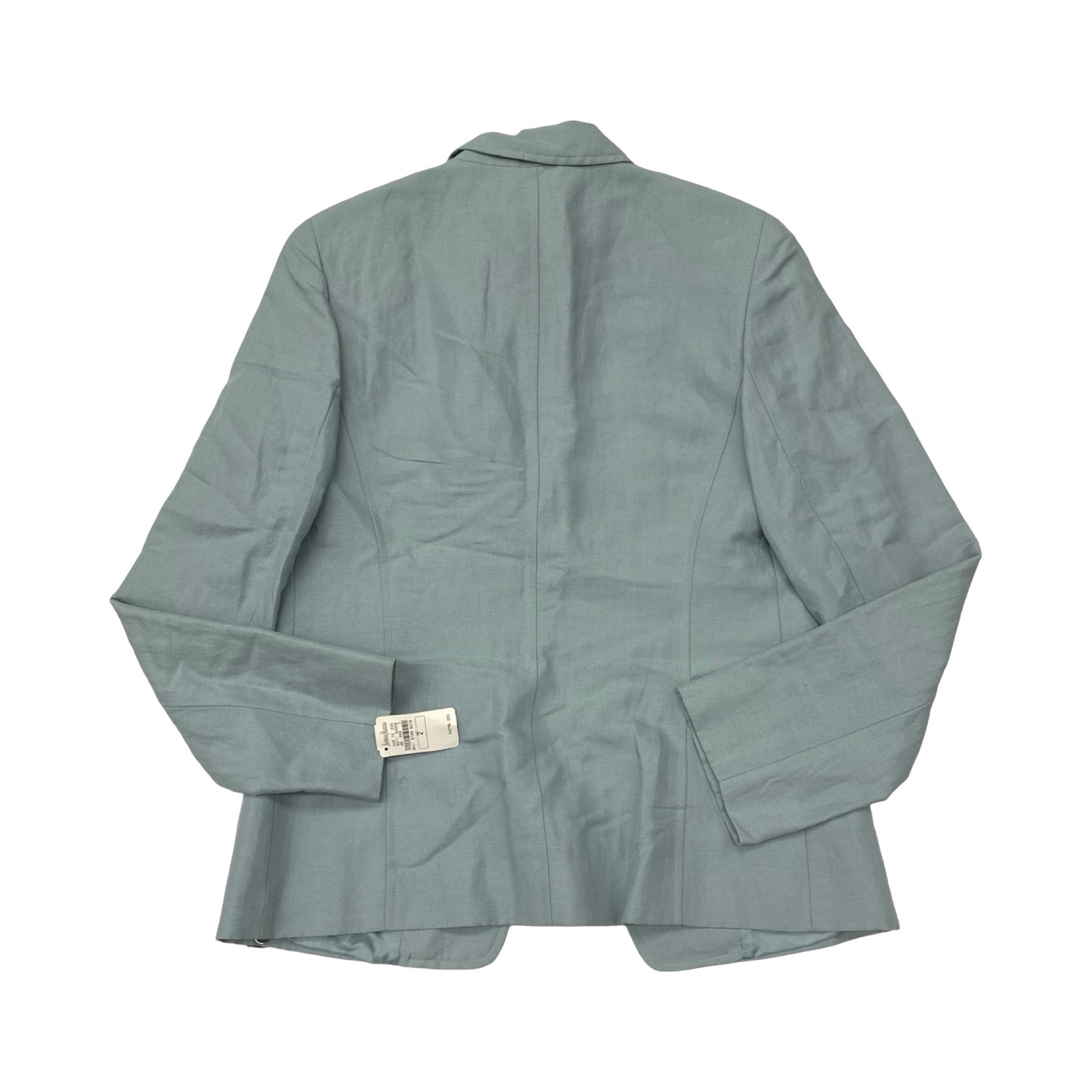 Blazer Designer By Lafayette 148 In Teal, Size:2