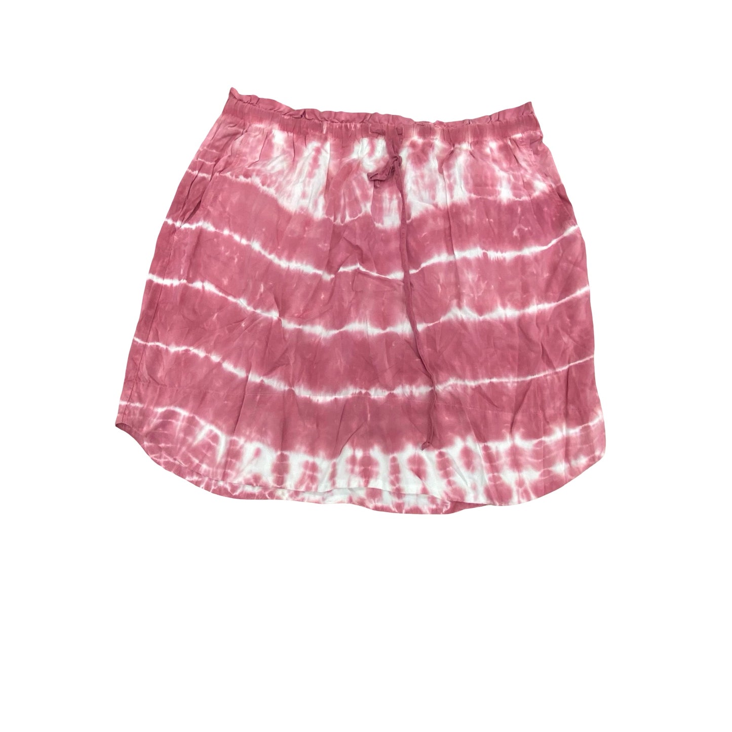 Skirt Midi By Cloth & Stone In Pink & White, Size:L
