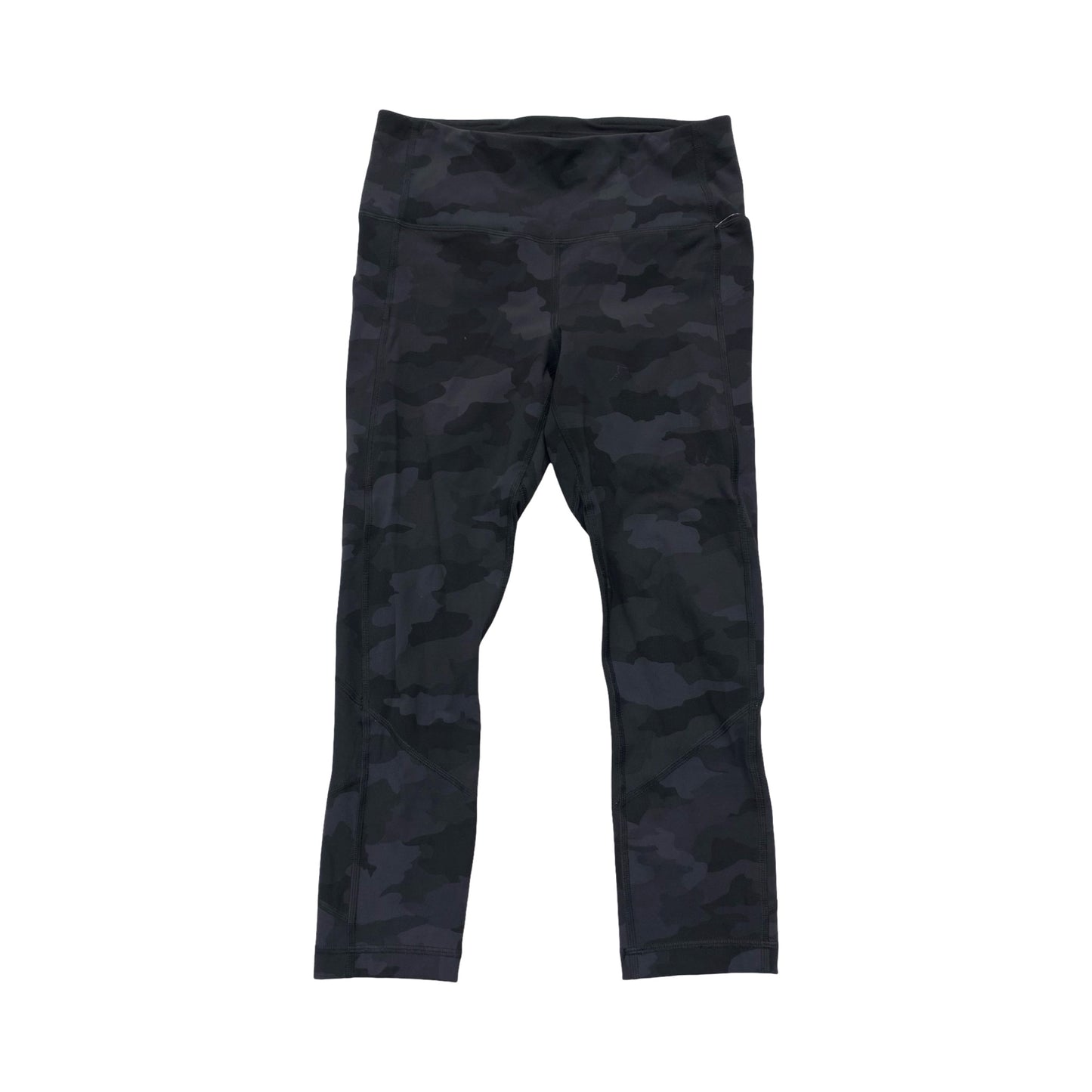 Athletic Capris By Lululemon In Camouflage Print, Size:6
