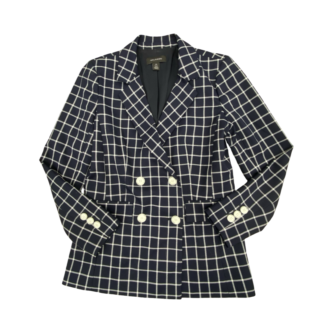 Blazer By Halogen In Blue & White, Size:Xs