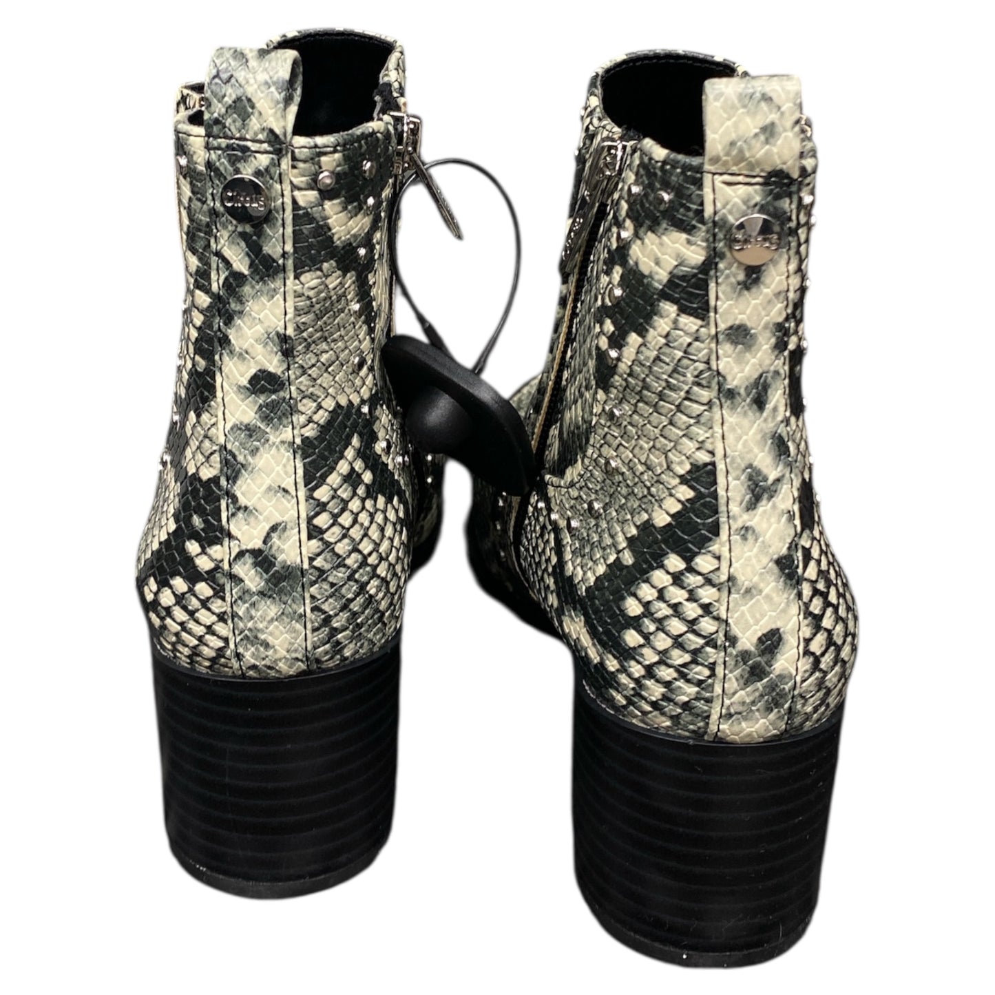 Boots Ankle Heels By Circus By Sam Edelman In Snakeskin Print, Size:8