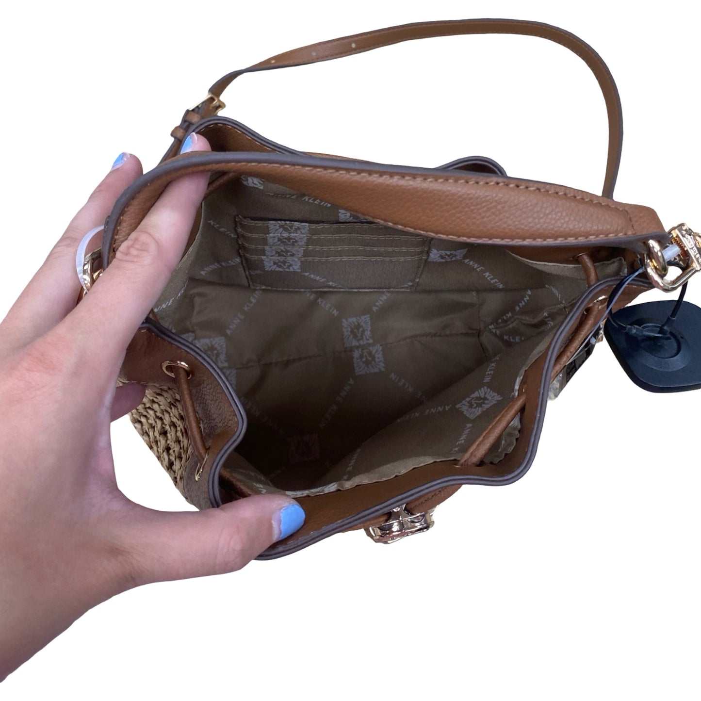Handbag By Anne Klein In Brown, Size:Medium