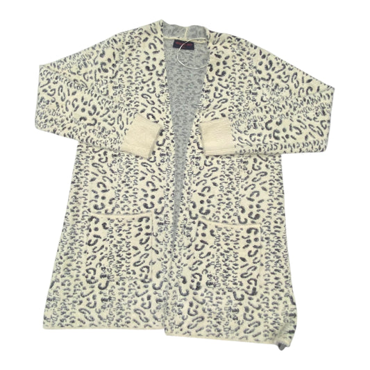 Sweater Cardigan By Penelope Leroy In Animal Print, Size:M