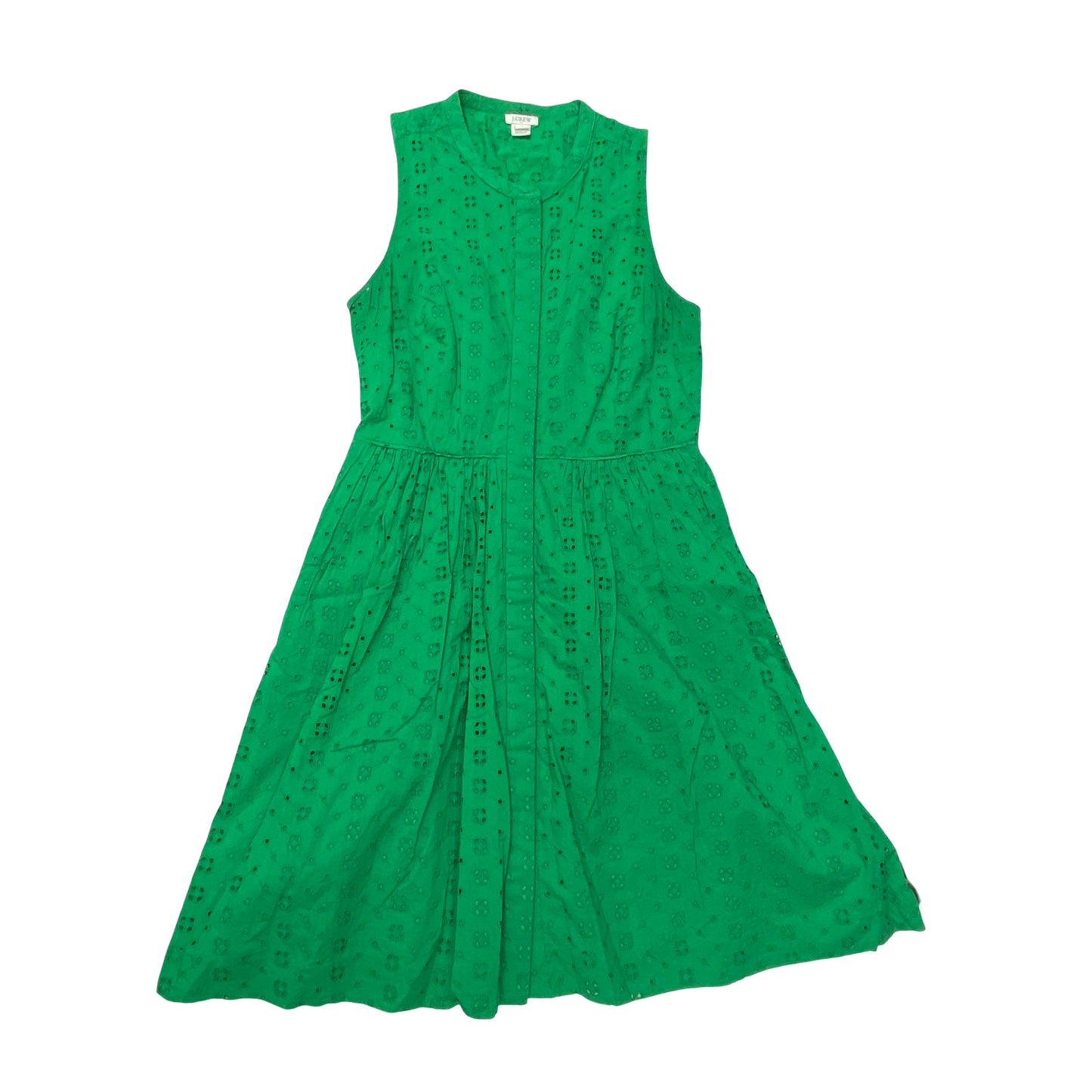Dress Casual Midi By J. Crew In Green, Size:S