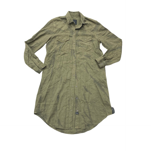 Dress Casual Midi By Rails In Green, Size:Xxs