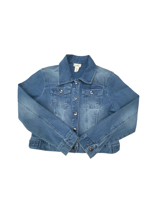 Jacket Denim By Nicole Miller In Blue, Size:S