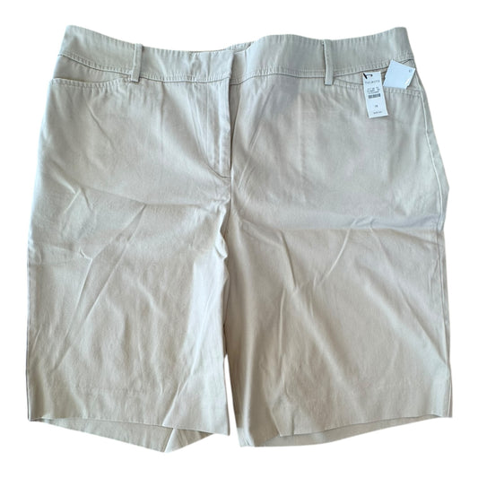 Shorts By Talbots In Tan, Size:16