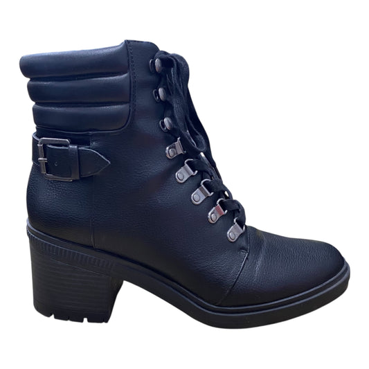 Boots Ankle Heels By Mix No 6 In Black, Size:10