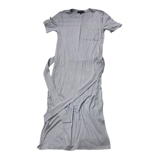 Dress Casual Midi By GIBSONLOOK In Grey, Size:Xs