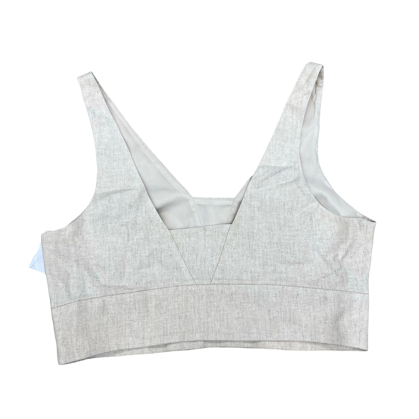 Top Sleeveless By Banana Republic In Beige, Size:12