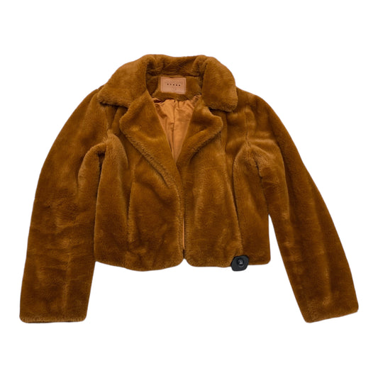 Coat Faux Fur & Sherpa By Blanknyc In Brown, Size:S
