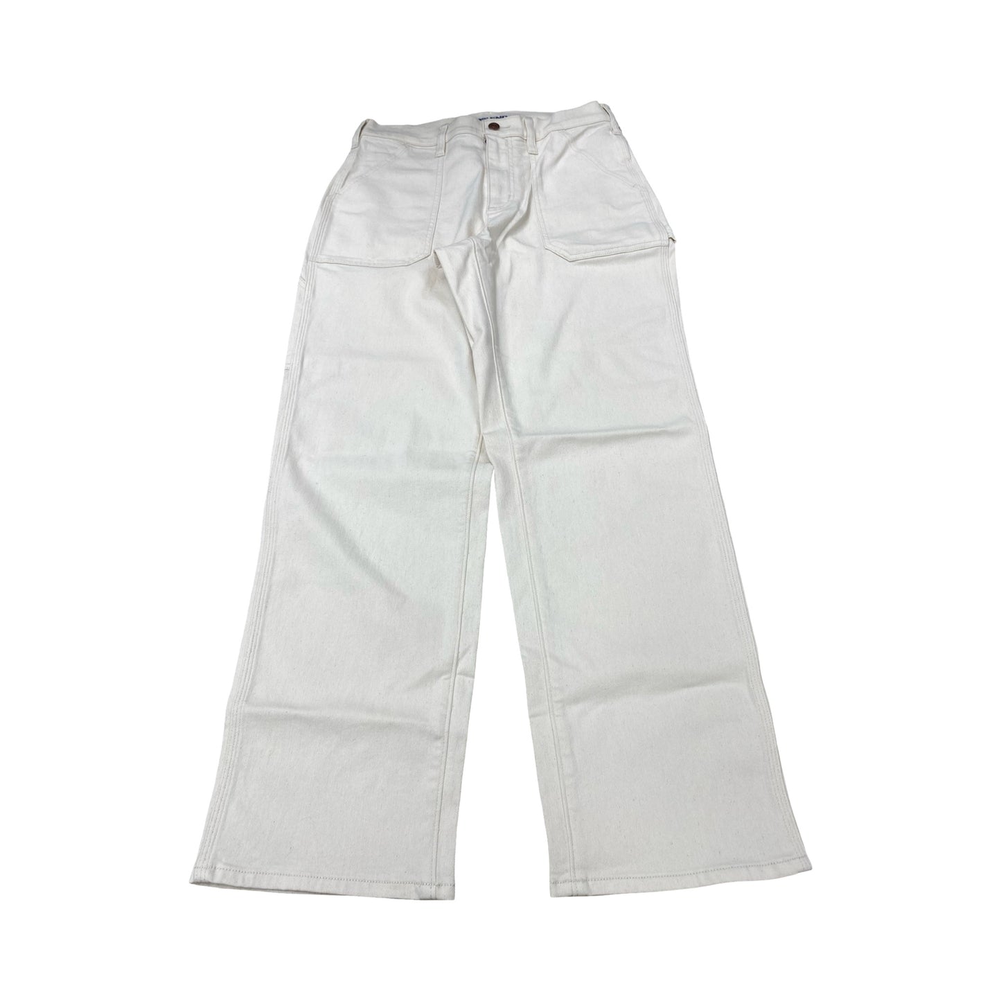 Jeans Straight By Lands End In Beige, Size:10