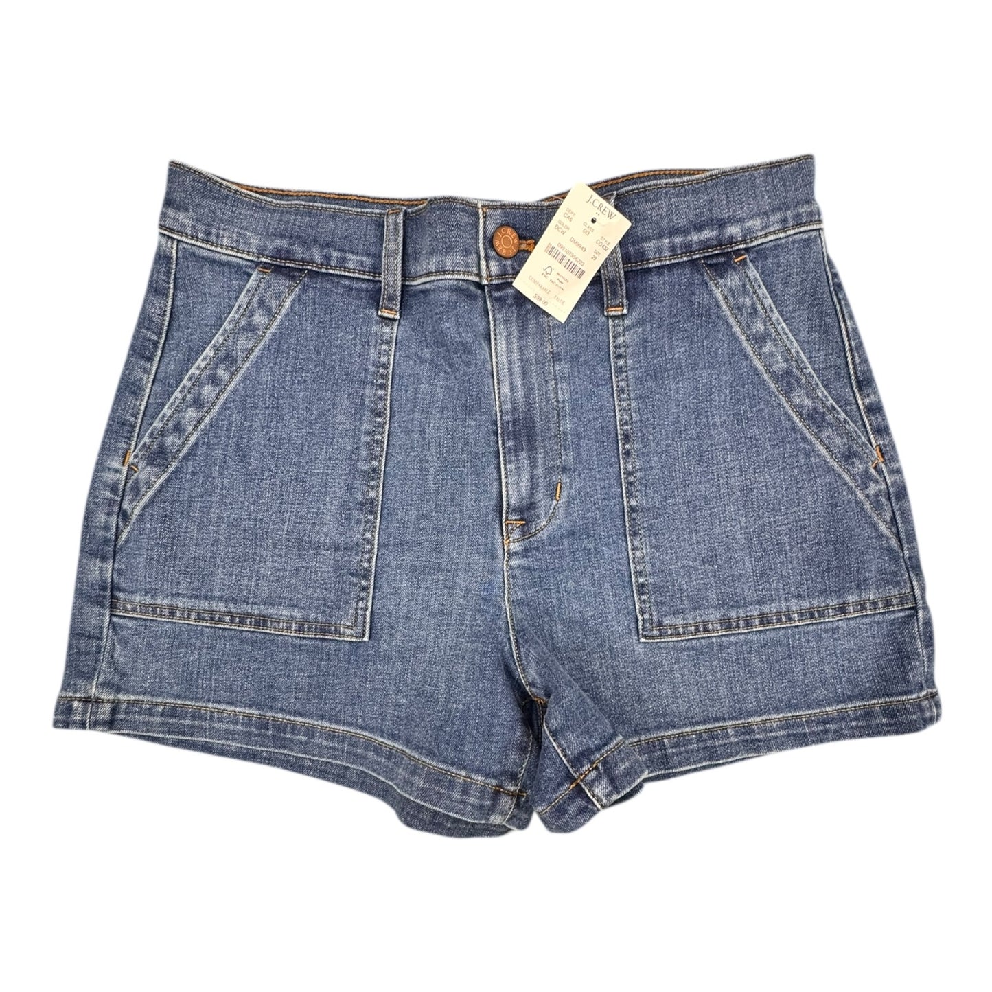 Shorts By J. Crew In Blue Denim, Size:8