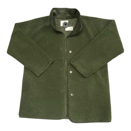 Jacket Faux Fur & Sherpa By Velvet In Green, Size:L