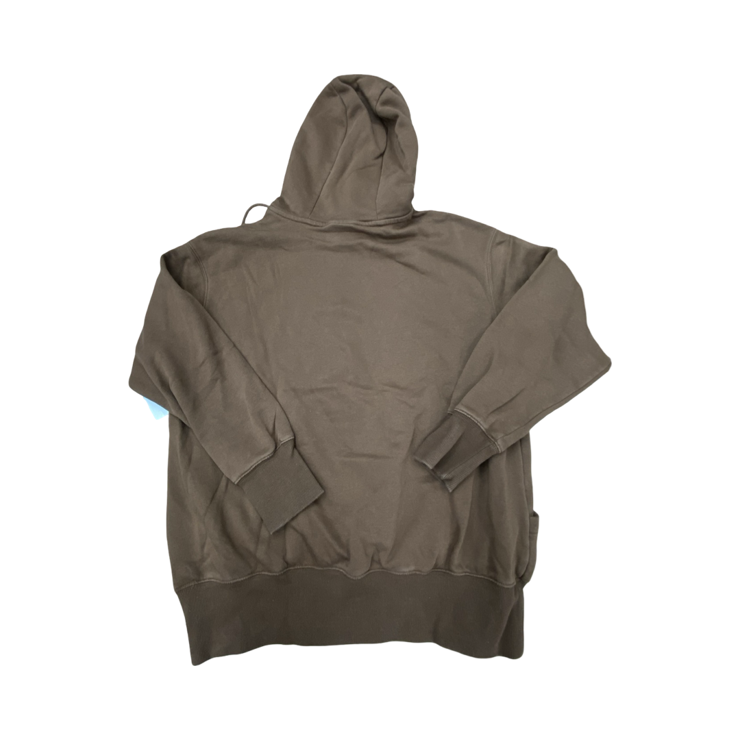 Athletic Sweatshirt Hoodie By Nike In Brown, Size:Xs