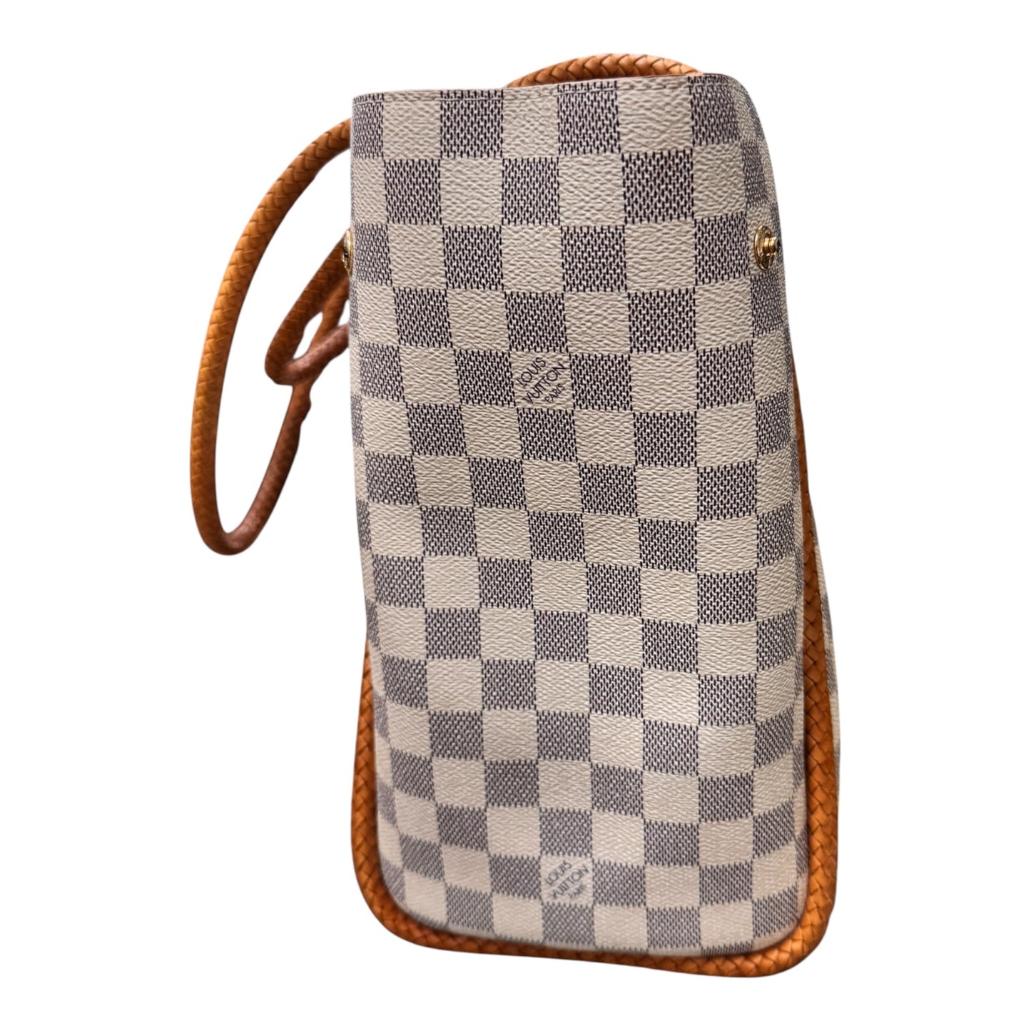 Damier Azur Propriano  Handbag Luxury Designer By Louis Vuitton In Rose Ballerine, Size: Medium (As Is)